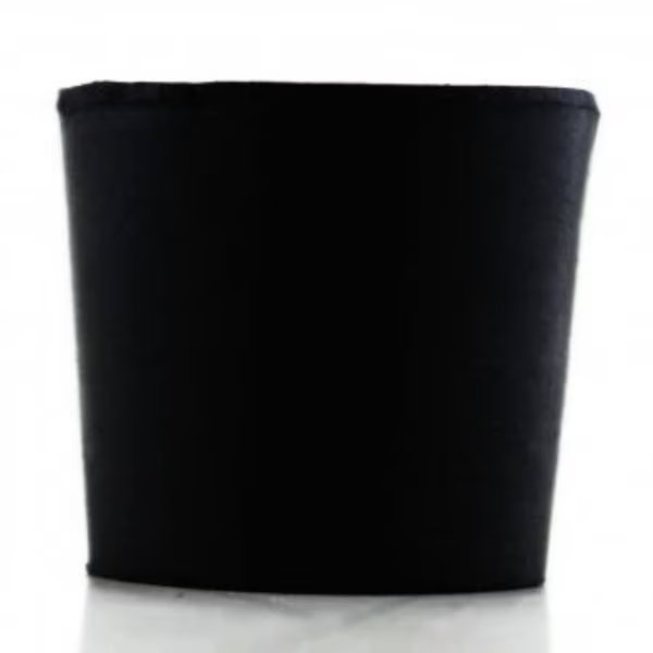 Laboratory Grade Rubber Stopper with Hole, Black SBR Rubber, Size #5, 28 x 24 x 25mm, 21PK, United Scientific, Mfr#: 259150H-55